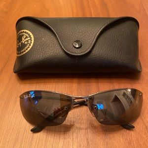 Ray Ban sunglasses, reflective
